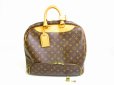 Photo1: LOUIS VUITTON Monogram Leather Brown Boston Bag Hand Bag Evasion #6762 (1)