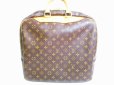 Photo2: LOUIS VUITTON Monogram Leather Brown Boston Bag Hand Bag Evasion #6762 (2)