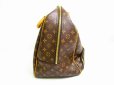 Photo3: LOUIS VUITTON Monogram Leather Brown Boston Bag Hand Bag Evasion #6762