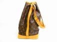 Photo3: LOUIS VUITTON Monogram Leather Brown Shoulder Bag Purse Noe #6765