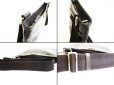 Photo7: GUCCI Imprimee Black PVC Crossbody Bag Purse #6767