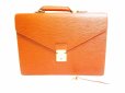 Photo1: LOUIS VUITTON Epi Leather Brown Briefcase Business Bag Ambassador #6769 (1)