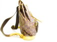 Photo3: LOUIS VUITTON Monogram Leather Brown Backpack Purse Montsouris GM #6777