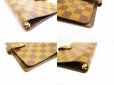 Photo7: LOUIS VUITTON Damier Leather Brown Document Holders Agenda MM #6869