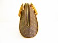 Photo3: LOUIS VUITTON Monogram Leather Brown Hand Bag Purse Ellipse MM #6881