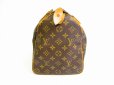 Photo4: LOUIS VUITTON Monogram Leather Brown Hand Bag Purse Speedy35 #6886