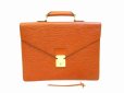 Photo1: LOUIS VUITTON Epi Leather Brown Briefcase Business Case Conseiller #6901 (1)