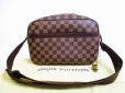 Photo1: LOUIS VUITTON SPO Damier Brown Messenger&Crossbody Bag Reporter PM #6930 (1)