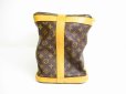 Photo4: LOUIS VUITTON Monogram Leather Brown Duffle Bag Hand Bag Cruiser Bag 40 #7040