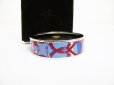 Photo12: HERMES Enamel Bangle Bracelet Blue Multicolor Emaiyu GM #7043