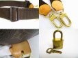 Photo12: LOUIS VUITTON Monogram Leather Brown Hand Bag Sac Chasse w/Strap #7045