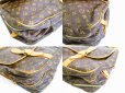 Photo6: LOUIS VUITTON Monogram Leather Brown Hand Bag Sac Chasse w/Strap #7045