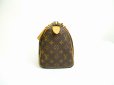 Photo4: LOUIS VUITTON Mon Monogram Leather Brown Hand Bag Purse Speedy 25 #7046