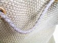 Photo11: BOTTEGA VENETA Hemp and Leather Drawstring Shoulder Bag Hand Bag #7053