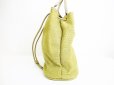 Photo4: BOTTEGA VENETA Hemp and Leather Drawstring Shoulder Bag Hand Bag #7053