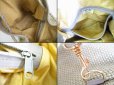 Photo8: BOTTEGA VENETA Hemp and Leather Drawstring Shoulder Bag Hand Bag #7053