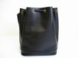 Photo2: LOUIS VUITTON Epi Black Leather Drawstring Shoulder Bag Purse Noe #7057 (2)