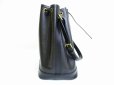 Photo3: LOUIS VUITTON Epi Black Leather Drawstring Shoulder Bag Purse Noe #7057