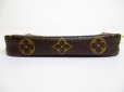 Photo5: LOUIS VUITTON Monogram Brown Leather Mini Accessories Chain Pouch #7106