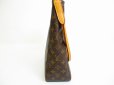 Photo3: LOUIS VUITTON Monogram Brown Leather Shoulder Bag Purse Looping GM #7120