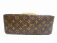 Photo5: LOUIS VUITTON Monogram Brown Leather Shoulder Bag Purse Looping GM #7120