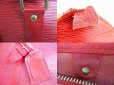 Photo11: LOUIS VUITTON Epi Red Leather Duffle Bag Gym Bag Purse Keepall 50 #7123