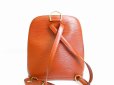 Photo2: LOUIS VUITTON Epi Leather Brown Backpack Bag Purse Gobelins #7142 (2)