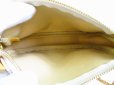 Photo8: LOUIS VUITTON Azur White Leather Mini Accessories Pouch Pochette #7182