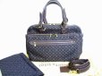 Photo1: LOUIS VUITTON Mini Lin Brown Canvas Business Case Purse w/Strap #7189 (1)