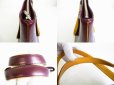 Photo7: LOUIS VUITTON Monogram Mat Bordeaux Leather Tote Bag Purse Stockton #7195