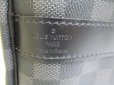 Photo10: LOUIS VUITTON Damier Graphite Leather Gym Bag Keepall 45 Bandouliere #7203