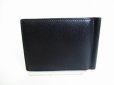 Photo2: Saint Laurent Paris Black Leather Bifold Bill Wallet Purse #7219 (2)