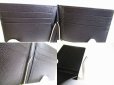 Photo9: Saint Laurent Paris Black Leather Bifold Bill Wallet Purse #7219