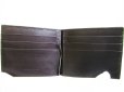 Photo8: BOTTEGA VENETA Intrecciato Dark Brown Leather Bifold Bill Wallet Purse #7224
