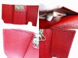 Photo8: BVLGARI Ruby Red Leather Logo Clip 6 Pics Key Cases #7261