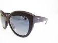 Photo3: CHANEL Gray Lens Brown Plastic Frame  Sunglasses Eye Wear #7283