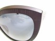 Photo9: CHANEL Gray Lens Brown Plastic Frame  Sunglasses Eye Wear #7283