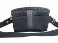 Photo1: HERMES Acapulco Black Canvas and Leather Body Bag Waist Pack Purse #7317 (1)