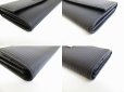 Photo7: BVLGARI Black Leather and PVC Mirerige Bifold Long Wallet #7327