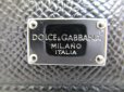 Photo12: DOLCE&GABBANA Black Leather Bifold Wallet Purse #7360