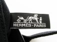 Photo10: HERMES Black Leather Hand Bag Caravan Horizontal PM w/Strap #7369