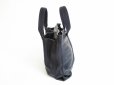 Photo3: HERMES Black Leather Hand Bag Caravan Horizontal PM w/Strap #7369
