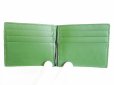 Photo8: BOTTEGA VENETA Intrecciato Black & Green Leather Bifold Bill Wallet Purse #7385