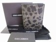 Photo1: DOLCE&GABBANA D&G Black Leather Credit Card Business Card Case #7394 (1)