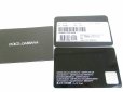 Photo11: DOLCE&GABBANA D&G Black Leather Credit Card Business Card Case #7394