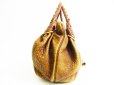 Photo3: FENDI Braided Handle Brown Leather Zucca Spy Bag Hand Bag Purse #7409