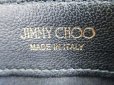 Photo10: Jimmy Choo Black Embossed Stars Leather Zip Around Wallet Purse #7410