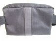 Photo2: HERMES Acapulco Black Canvas and Leather Body Bag Waist Pack Purse #7420 (2)