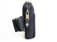 Photo3: HERMES Acapulco Black Canvas and Leather Body Bag Waist Pack Purse #7420