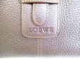 Photo10: LOEWE Brown Calf Leather Hand Bag Shopping Bag Purse #7506